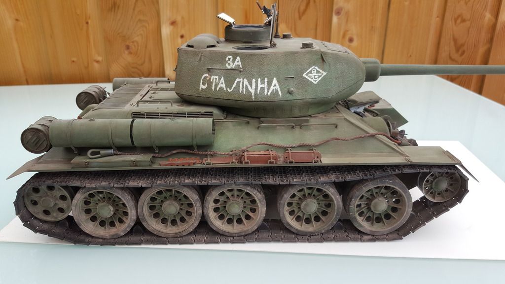 Trumpeter 1/16 T-34/85 model 1944 Factory 174 final reveal