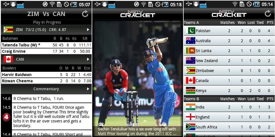 download live cricket score widget