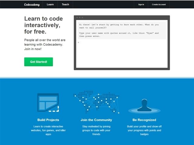 Learn coding with this 4 websites