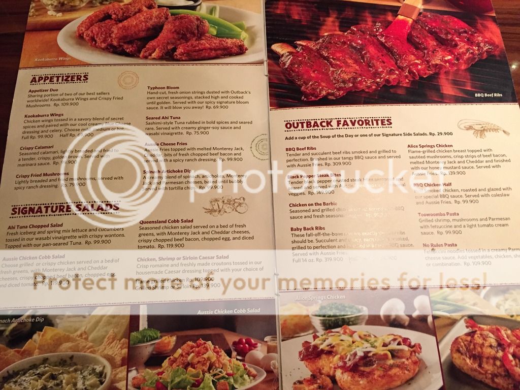 Outback Steakhouse Jakarta | Hong's Culinary & Travel Blog